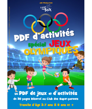 Le cahier d'activités PDF spécial "Jeux Olympiques"