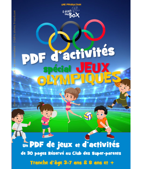 Le cahier d'activités PDF spécial "Jeux Olympiques"