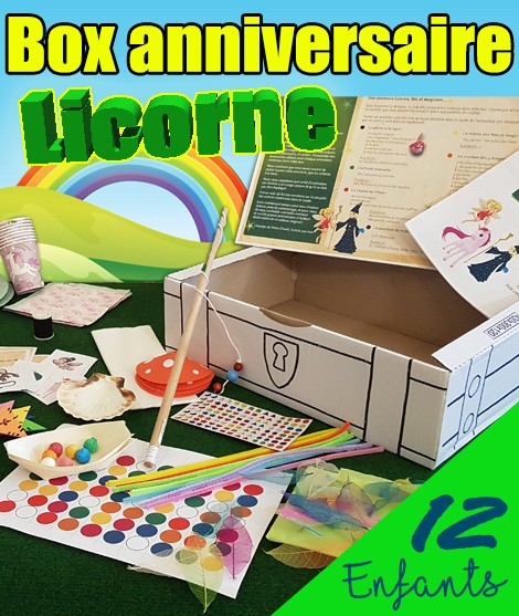 3h de jeux anniversaire sur le thème Licornes