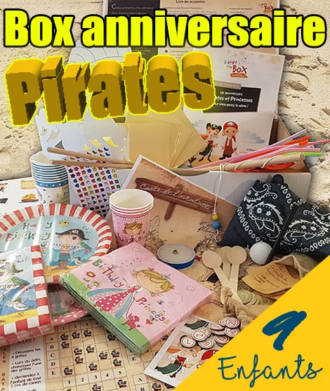 3h de jeux anniversaire sur le thème Pirates