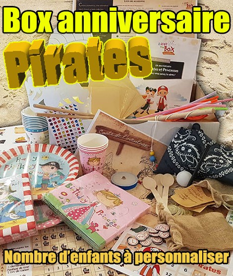 3h de jeux anniversaire sur le thème Pirates
