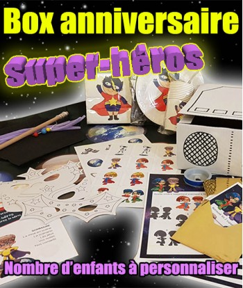 3h de jeux anniversaire sur le thème Super-héros