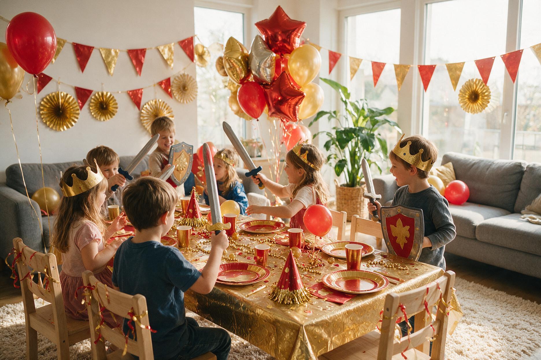 Anniversaire princesses et chevaliers