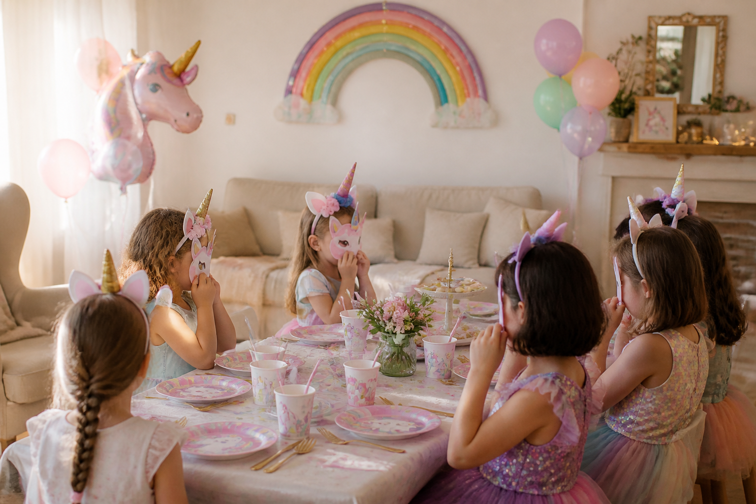 Anniversaire enfant thème Licorne